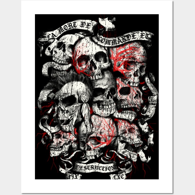 Many Skulls Wall Art by Buy Custom Things